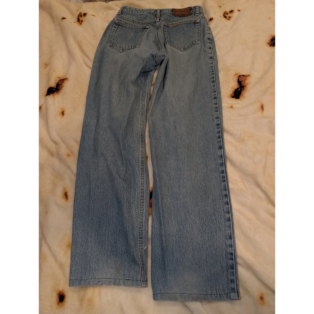 Edwin International Jeans Mens 30x34 Light Wash LA Slim Made in Japan Denim